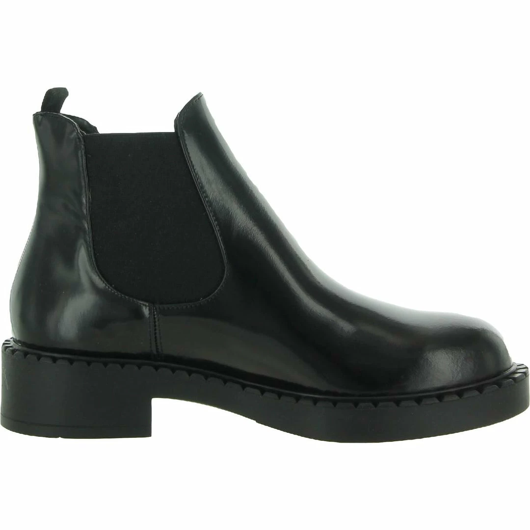Deals ⭐ Steve Madden Poppy 👩 Womens Patent Leather Laceless Chelsea 🥾 Boots 🤩 - Image 3