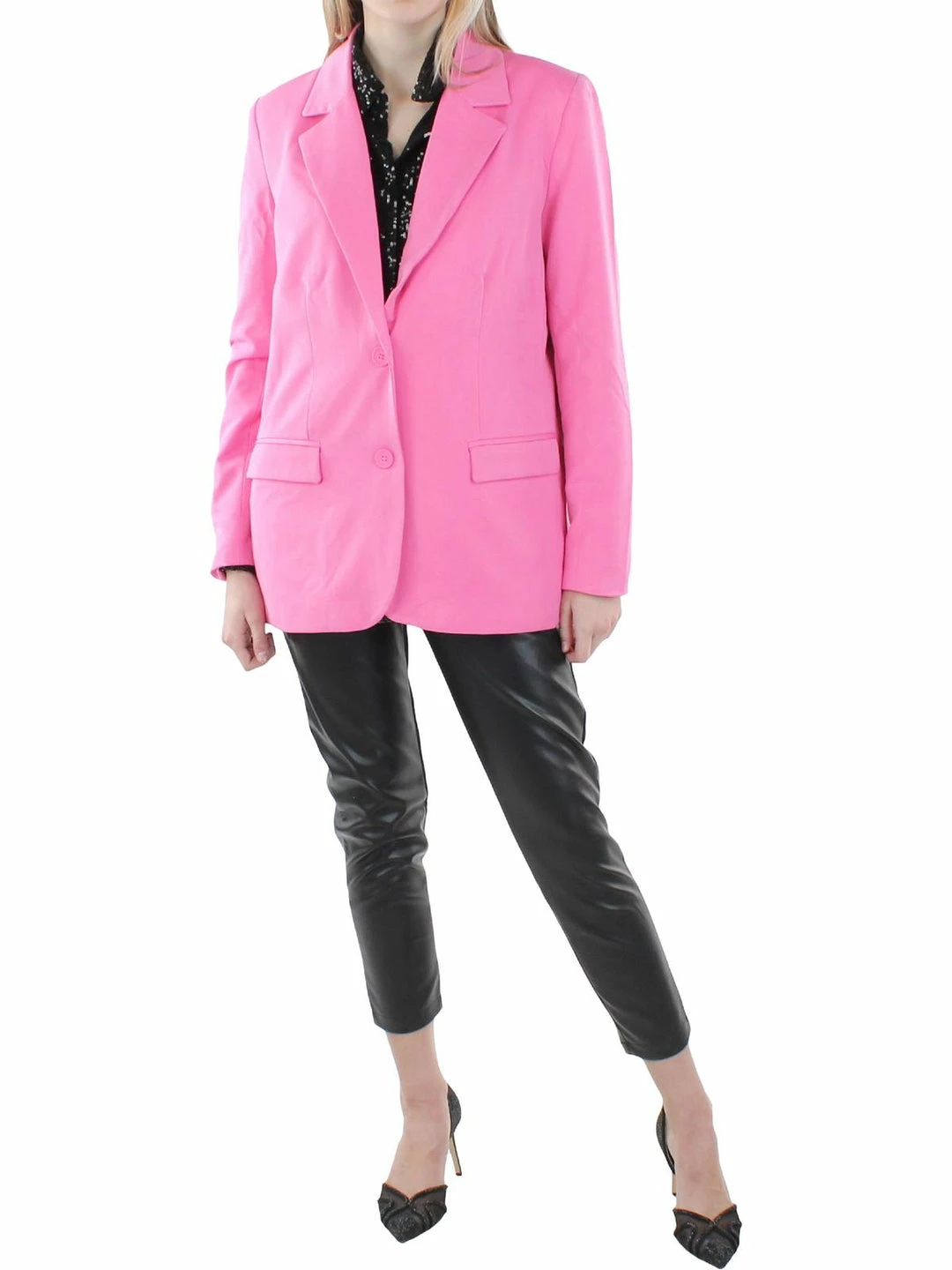 Cheapest ๐ Steve Madden ๐ฉ Womens Notch Lapel Suit Separate Two-Button Blazer ๐ - Image 3