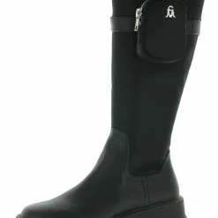 Top 10 🌟 Steve Madden Tatum 👩 Womens Faux Leather Chunky Heel Knee-High 🥾 Boots 🔥