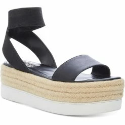 Coupon 😍 Steve Madden Kylee 👩 Womens Faux Leather Ankle Strap Espadrilles ✨