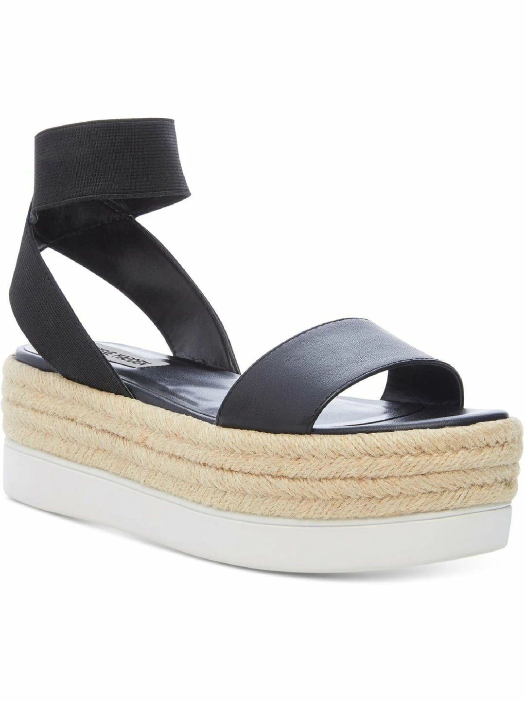 Coupon ๐ Steve Madden Kylee ๐ฉ Womens Faux Leather Ankle Strap Espadrilles โจ