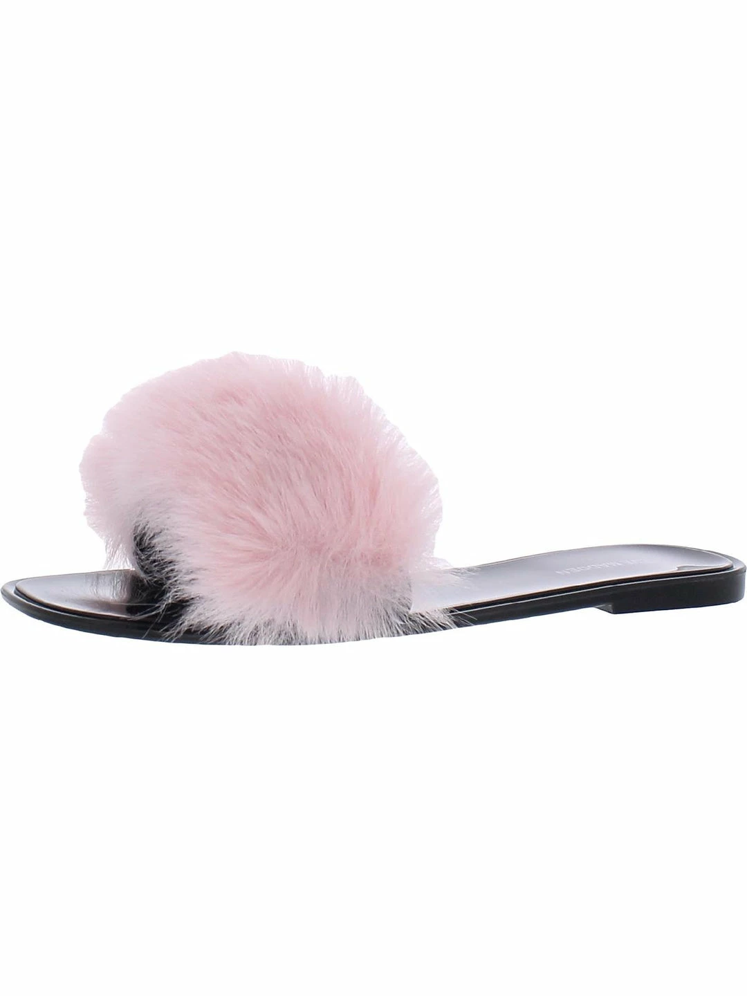 New ๐ Steve Madden Fritzie ๐ฉ Womens Faux Fur Square Toe Flat ๐ฉด Sandals ๐ - Image 4