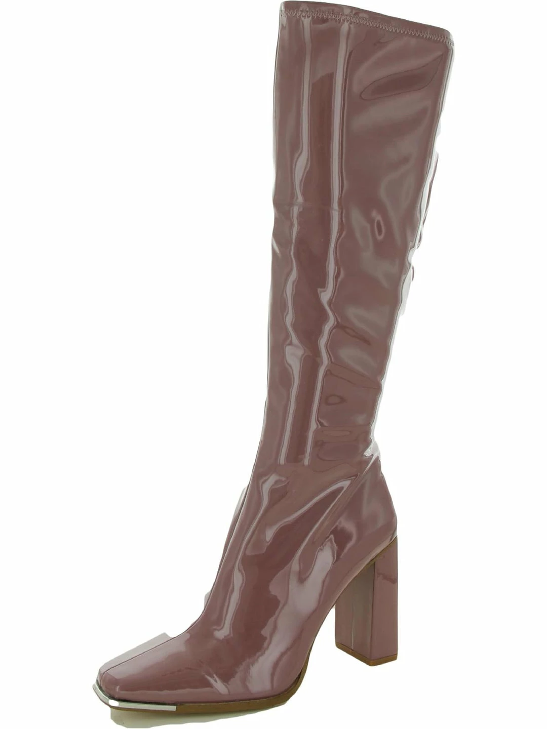 Buy ๐ฅฐ Steve Madden Focal ๐ฉ Womens Cushioned Footbed Stacked Heel Knee-High ๐ฅพ Boots โญ