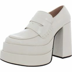 Budget ✨ Steve Madden Catelyn 👩 Womens Faux Leather Penny Loafer Shooties 😍