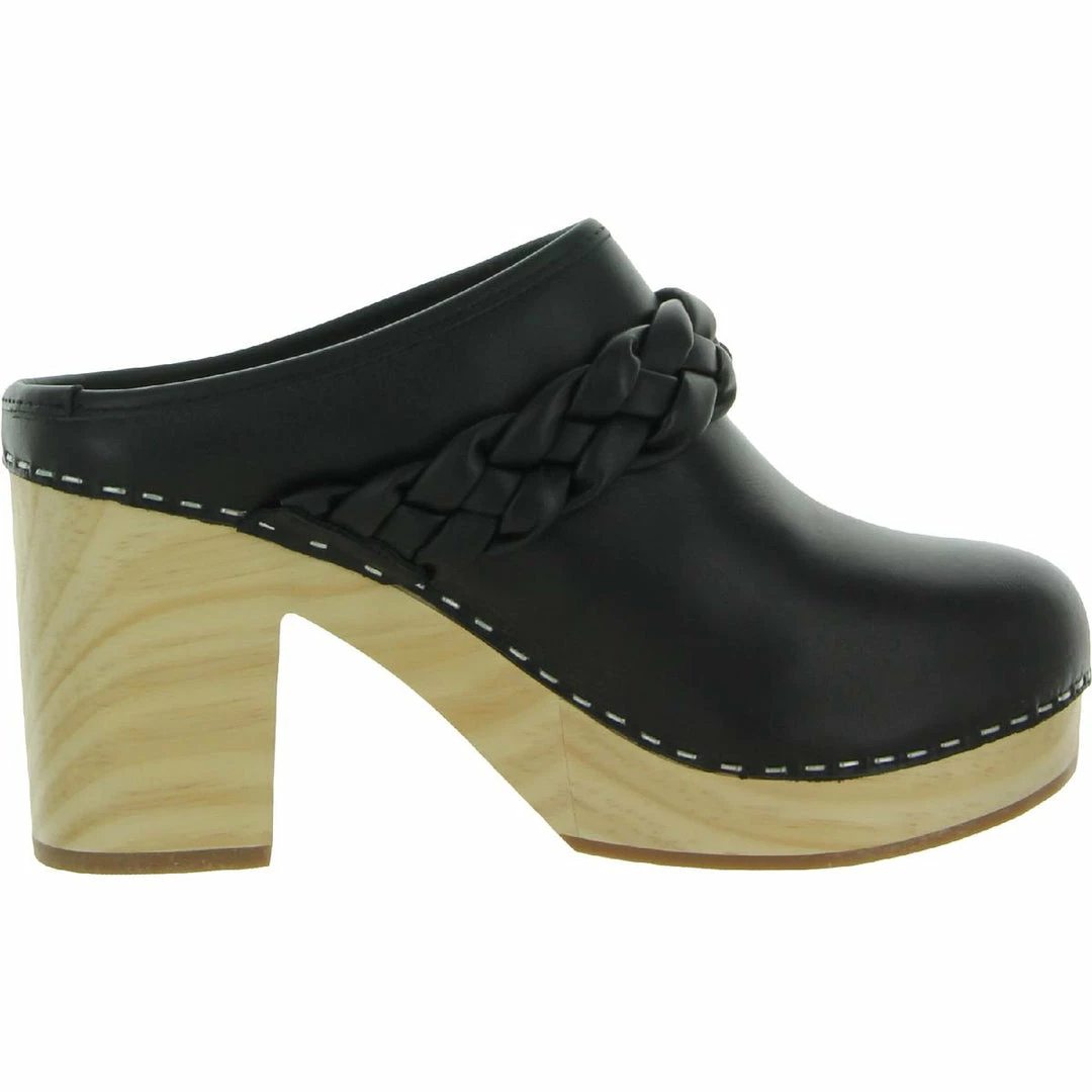 Outlet ๐คฉ Steve Madden Highland ๐ฉ Womens Leather Braided Clogs โค๏ธ - Image 2