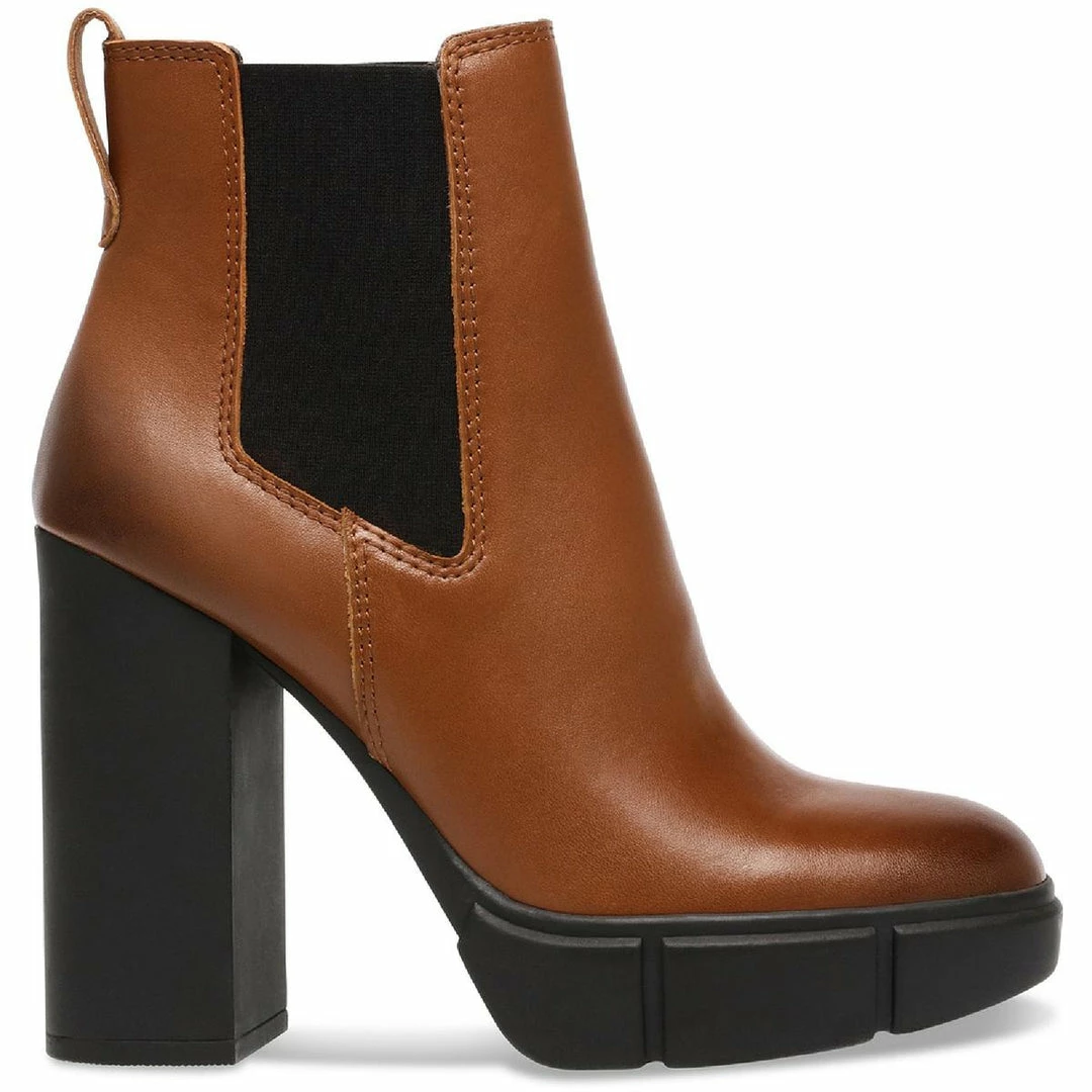 Brand new 🥰 Steve Madden Revised 👩 Womens Leather Platforms Chelsea 🥾 Boots 🛒 - Image 2