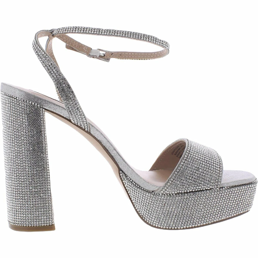 Best deal ๐ Steve Madden Lessa-R ๐ฉ Womens Glass Open Toe Heel ๐ฉด Sandals ๐คฉ - Image 2