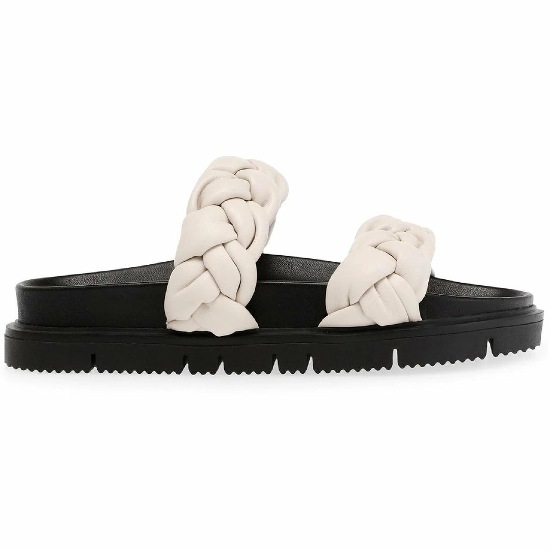 Flash Sale โญ Steve Madden Choice ๐ฉ Womens Woven Faux Leather Flatform ๐ฉด Sandals ๐ - Image 2