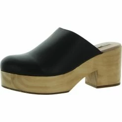 Best Pirce ✨ Steve Madden Bayridge 👩 Womens Leather Closed Toe Clogs ⭐