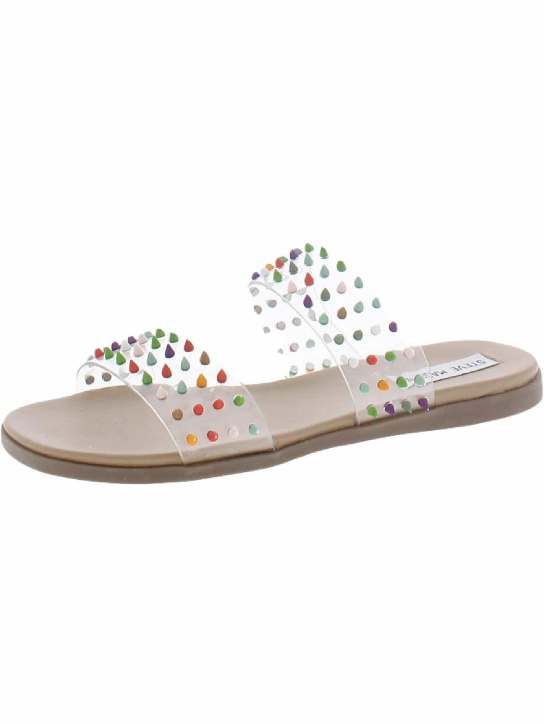 Brand new ๐คฉ Steve Madden Blizie ๐ฉ Womens Studded Slide On Flats โค๏ธ