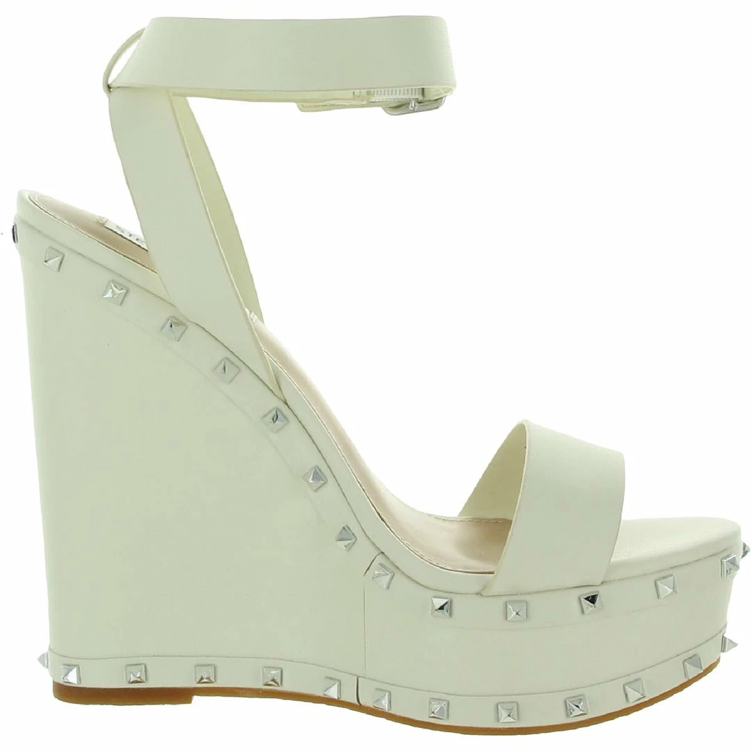 Hot Sale ๐ Steve Madden Botanical ๐ฉ Womens Faux Leather Studded Platform ๐ฉด Sandals โจ - Image 3