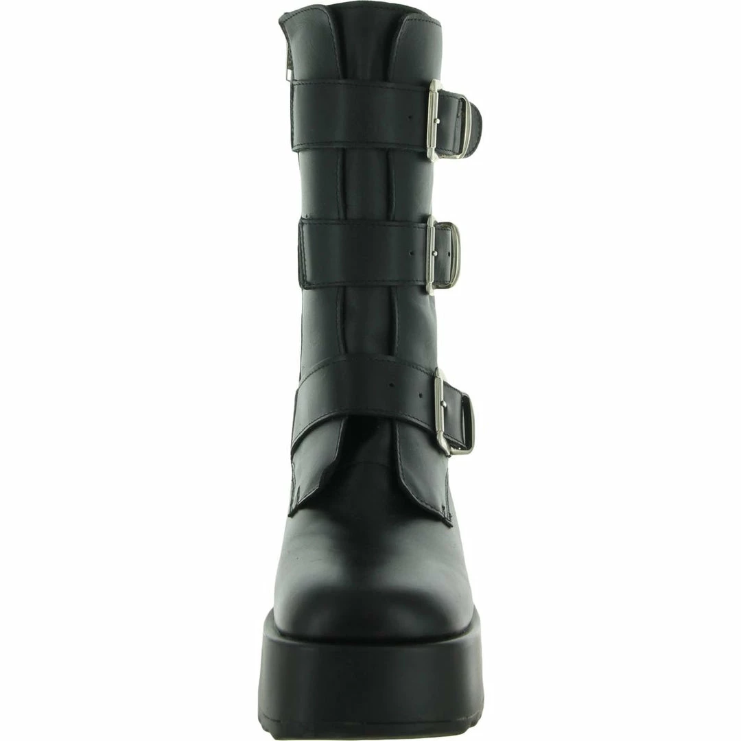 Hot Sale ๐ Steve Madden Primrose ๐ฉ Womens Leather Chunky Wedge ๐ฅพ Boots ๐ - Image 2