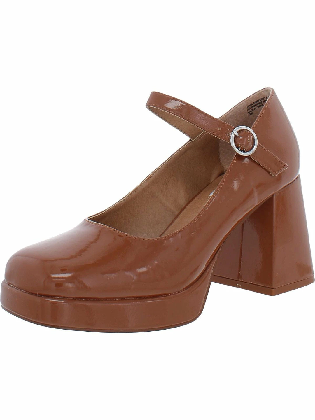 Budget ⭐ Steve Madden Mingle 👩 Womens Buckle Block Heel Mary Jane 👠 Heels 🔥
