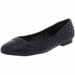 Best Sale 🔔 Steve Madden Caption 👩 Womens Slip-On Toe Cap Flats 🥰