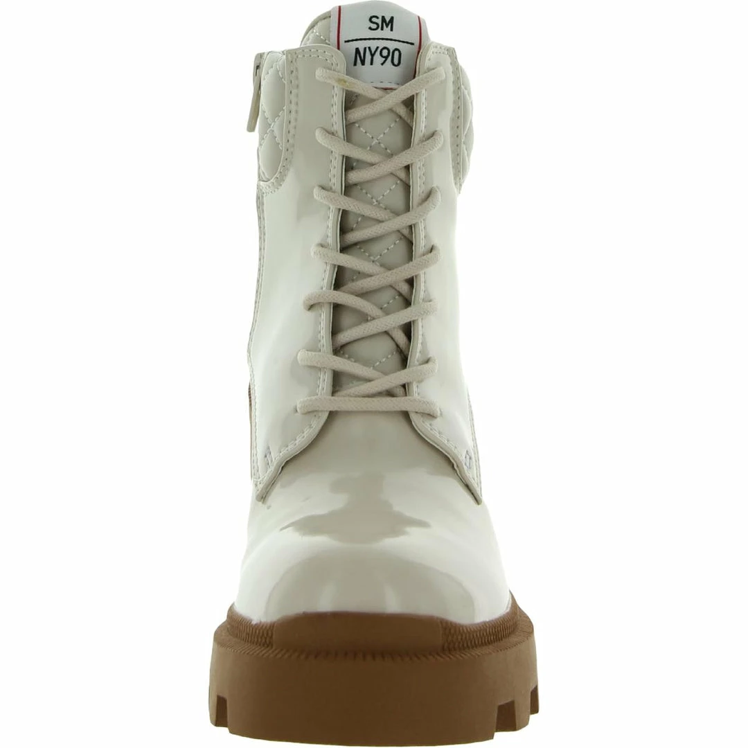 Deals ⭐ Steve Madden Aryn 👩 Womens Patent Quilted Booties 🎉 - Image 3