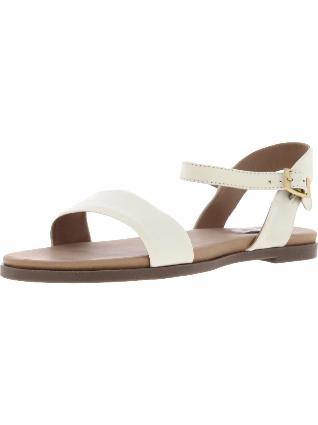Hot Sale ๐ Steve Madden Dina ๐ฉ Womens Leather Ankle Flat ๐ฉด Sandals โจ - Image 3