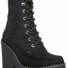 Outlet 🛒 Steve Madden Marsh 👩 Womens Faux Suede Ankle Platform 🥾 Boots ✔️