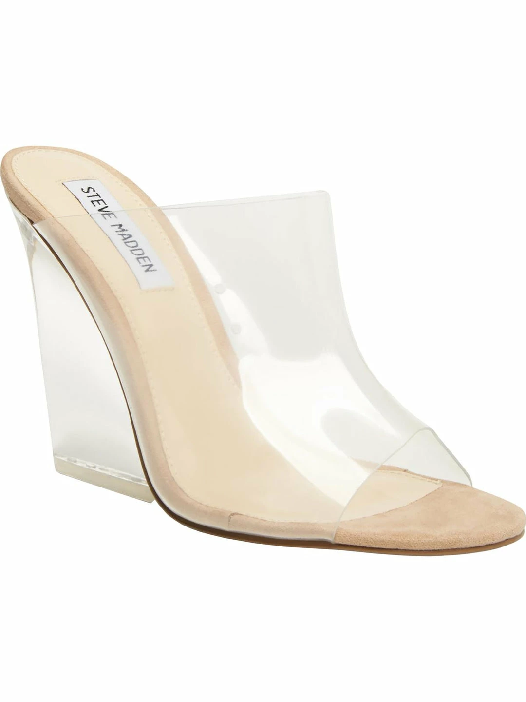 Best deal 🎉 Steve Madden Evolve 👩 Womens Open Toe Slide Wedge 🩴 Sandals 💯