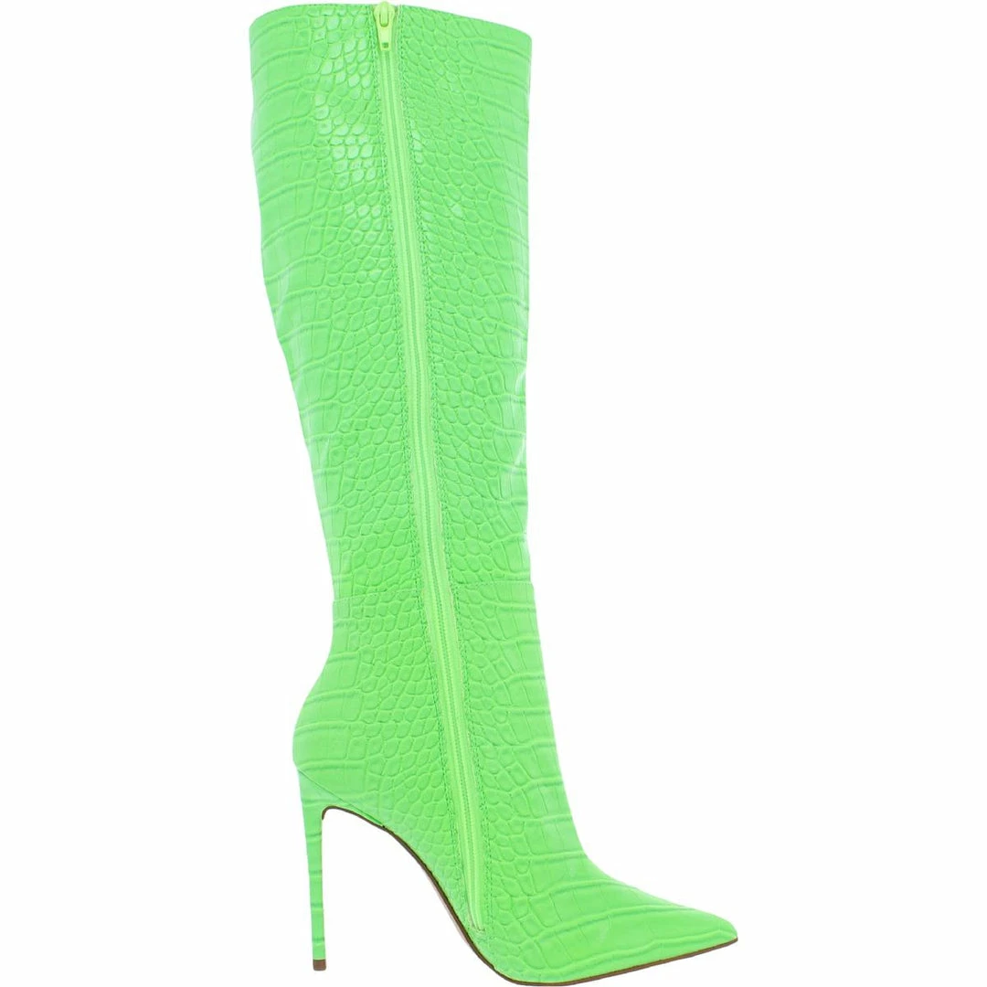 Best Sale โ Steve Madden Idina ๐ฉ Womens Embossed Pointed Toe Knee-High ๐ฅพ Boots โญ - Image 2