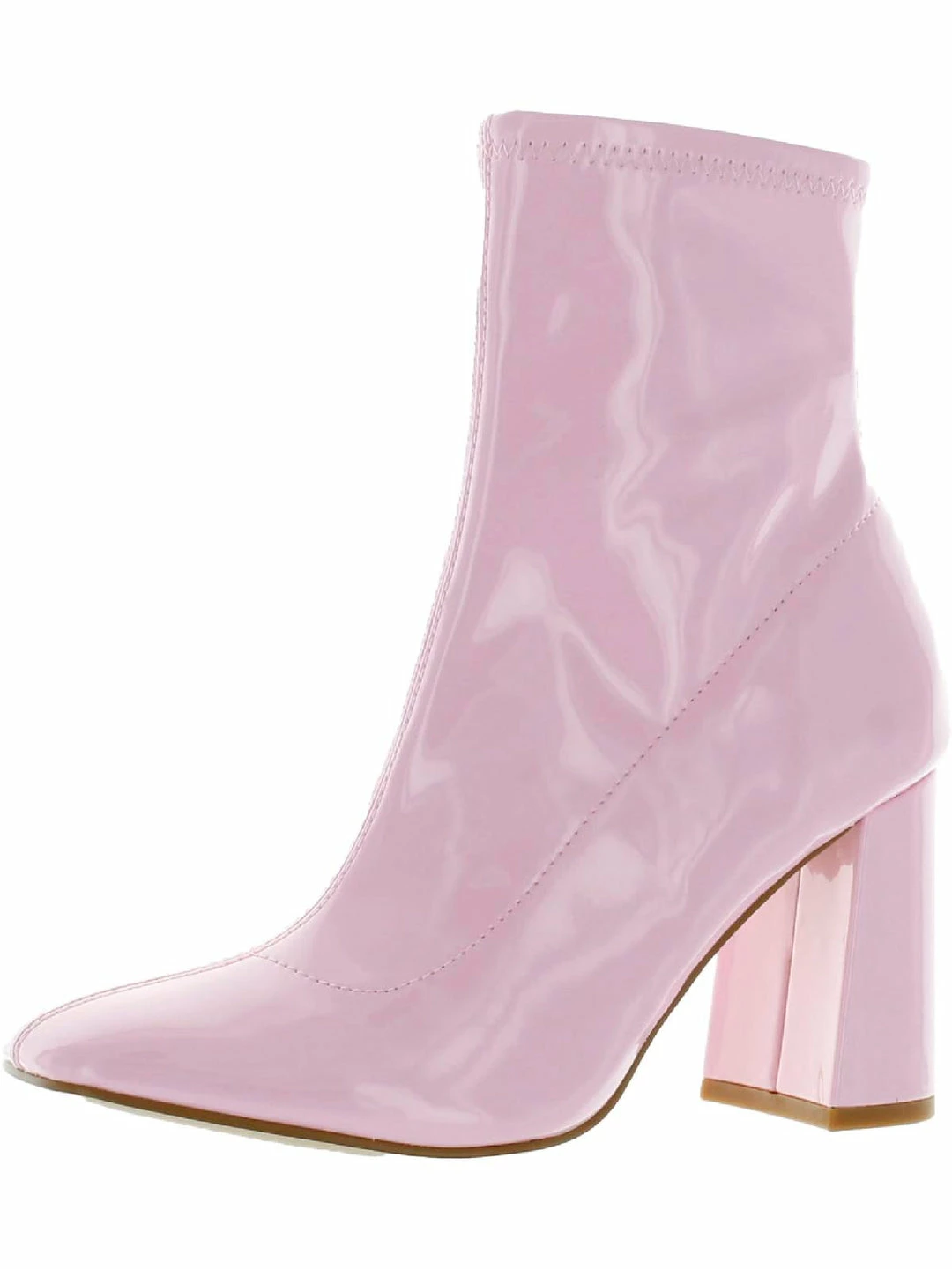 Best Pirce ๐คฉ Steve Madden Tarryn ๐ฉ Womens Patent Square Toe Ankle ๐ฅพ Boots ๐