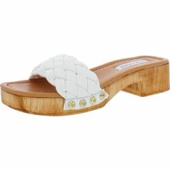 Wholesale 👍 Steve Madden Bennet 👩 Womens Braided Square Toe Slide 🩴 Sandals 💯