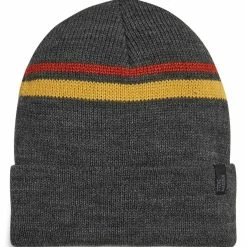 Outlet 🎁 Steve Madden Mens Knit Striped Beanie Hat ⭐