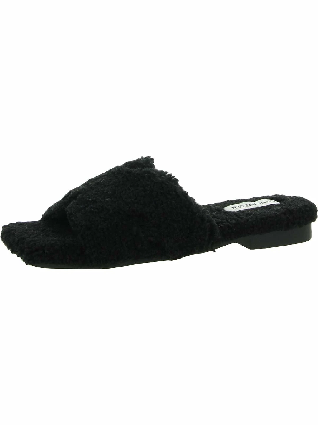 Flash Sale ๐ Steve Madden Seek ๐ฉ Womens Faux Fur Square Toe Slide Slippers โค๏ธ - Image 4