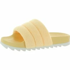 Budget 🔔 Steve Madden Cozi 👩 Womens Slip On Flat Slide 🩴 Sandals 🎁