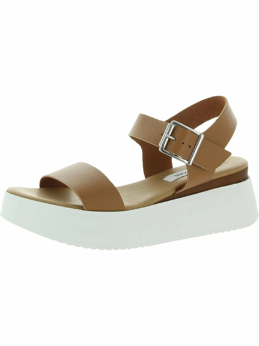 New ⌛ Steve Madden Charter 👩 Womens Buckle Ankle Strap Slingback 🩴 Sandals ✨