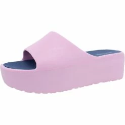 Cheapest 🥰 Steve Madden Peerless 👩 Womens Open Toe Slip On Platform 🩴 Sandals 😍