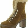 Outlet 🔥 Steve Madden Scoops 👩 Womens Suede Platform Ankle 🥾 Boots ⌛