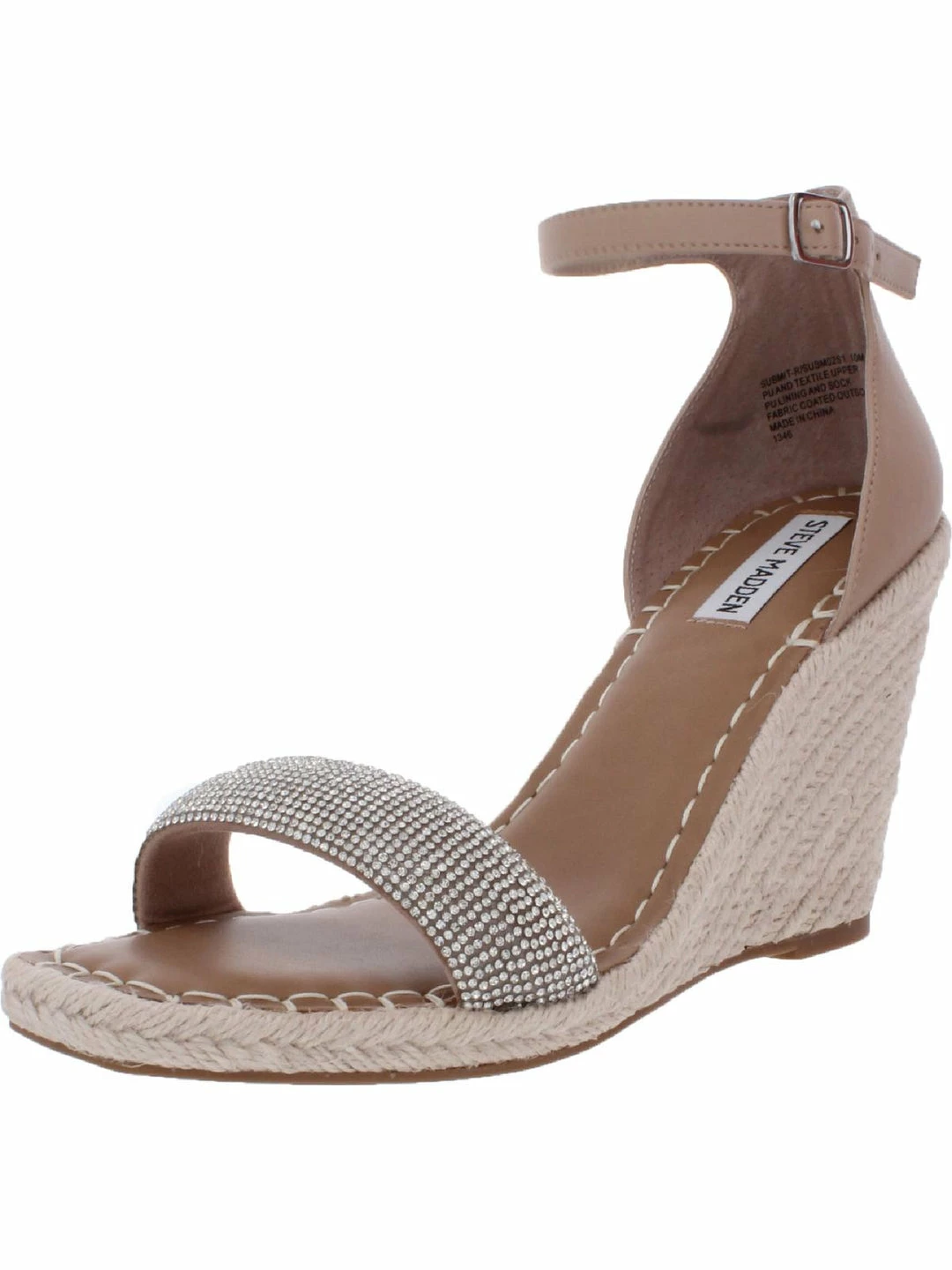 Best reviews of ๐ Steve Madden Submit-R ๐ฉ Womens Rhinestone Ankle Strap Espadrilles ๐ฅ