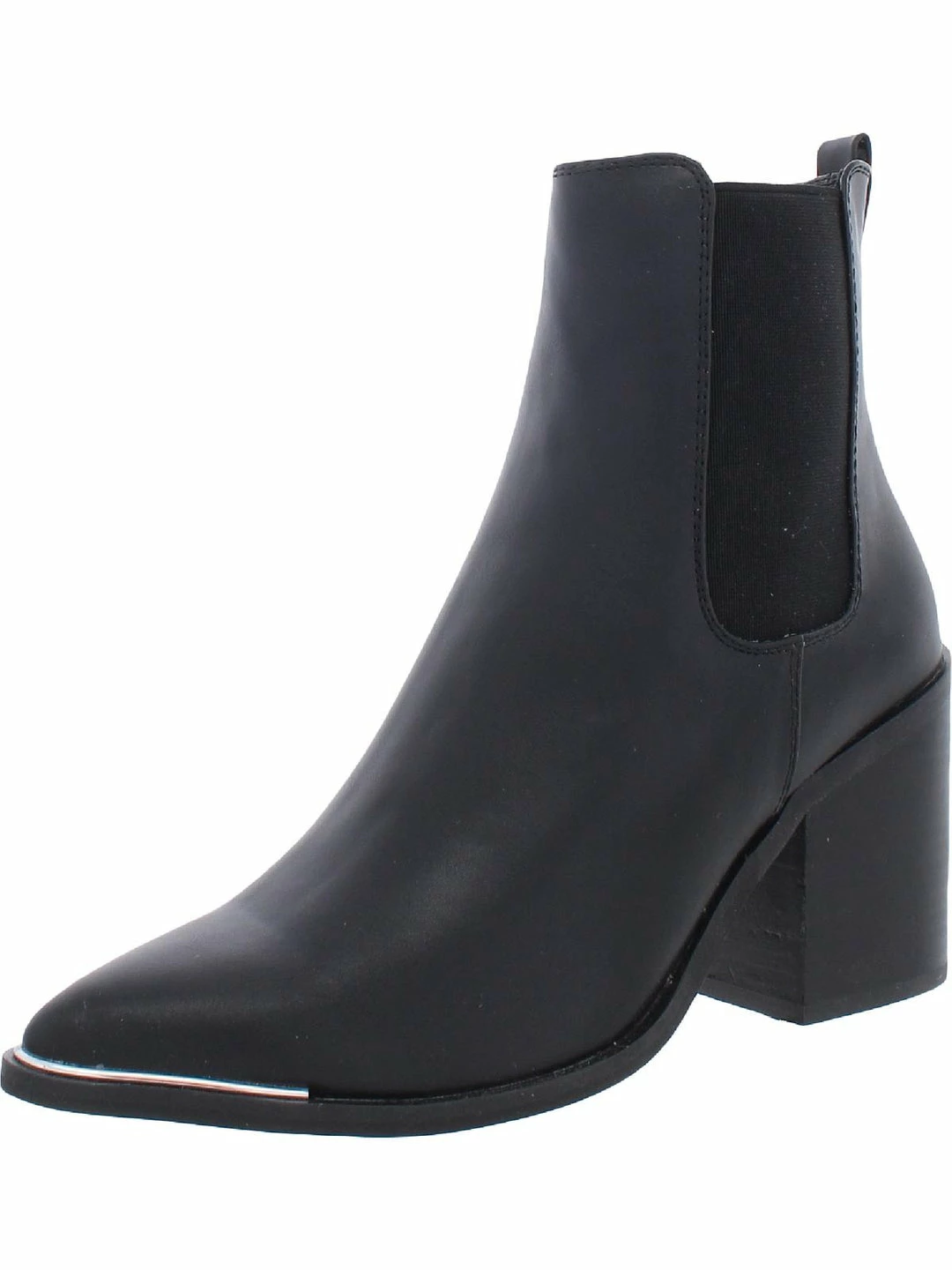 New ๐ Steve Madden Restrict ๐ฉ Womens Faux Leather Pointed Toe Ankle ๐ฅพ Boots ๐