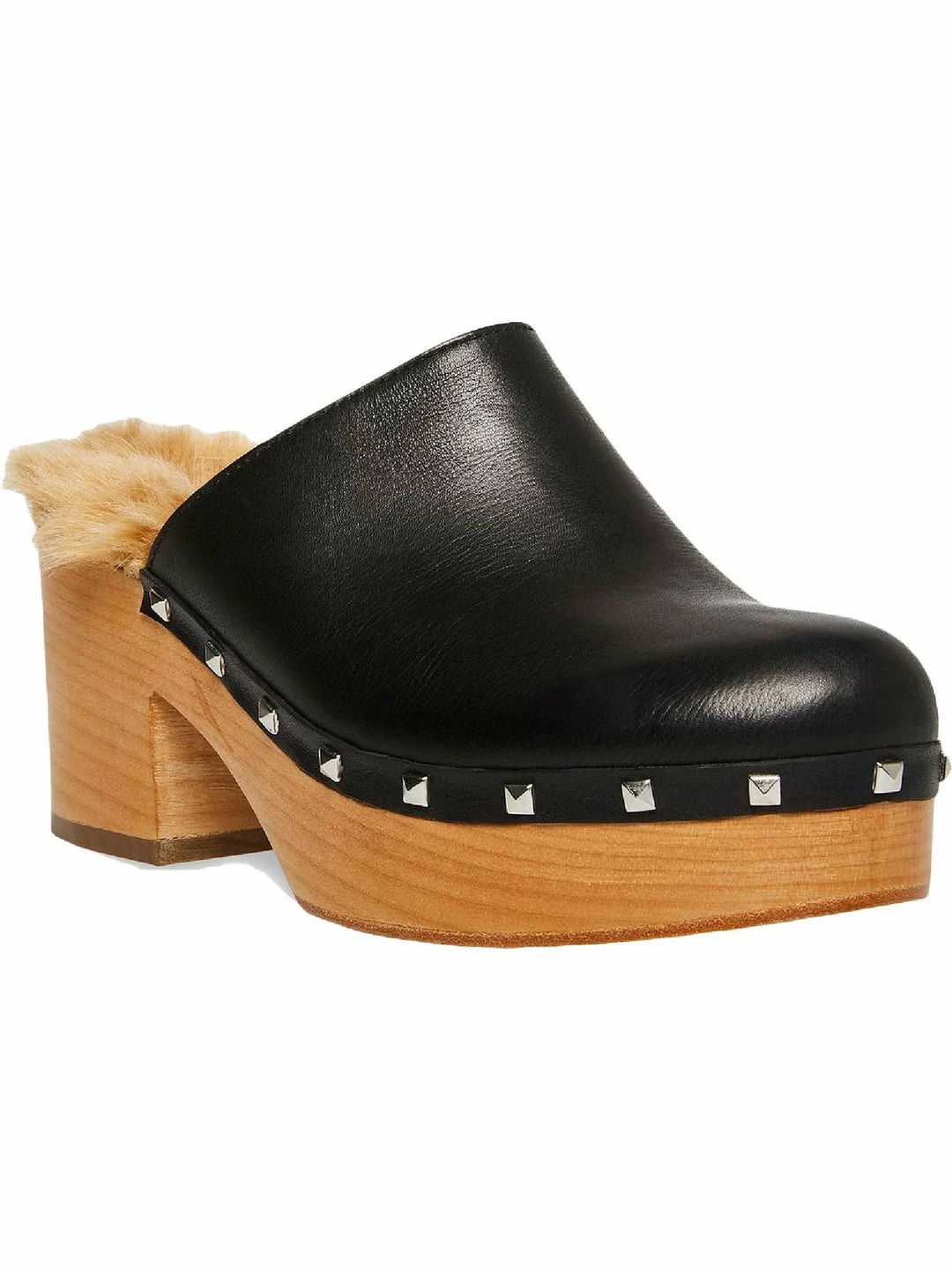 Promo ๐ Steve Madden Brooklyn ๐ฉ Womens Faux Fur Lined Studded Mules ๐