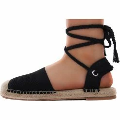 Coupon 🎉 Steve Madden Rome 👩 Womens Woven Slingback Flat 🩴 Sandals 🔔