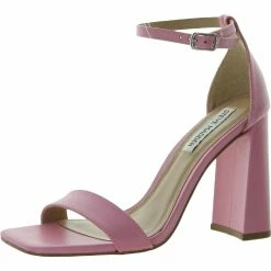 Brand new 🌟 Steve Madden Tiaa 👩 Womens Ankle ASt Leather Block 👠 Heels 🛒