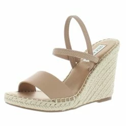 Brand new ๐ฏ Steve Madden McKenzie ๐ฉ Womens Faux Leather Strappy Wedge ๐ฉด Sandals โญ