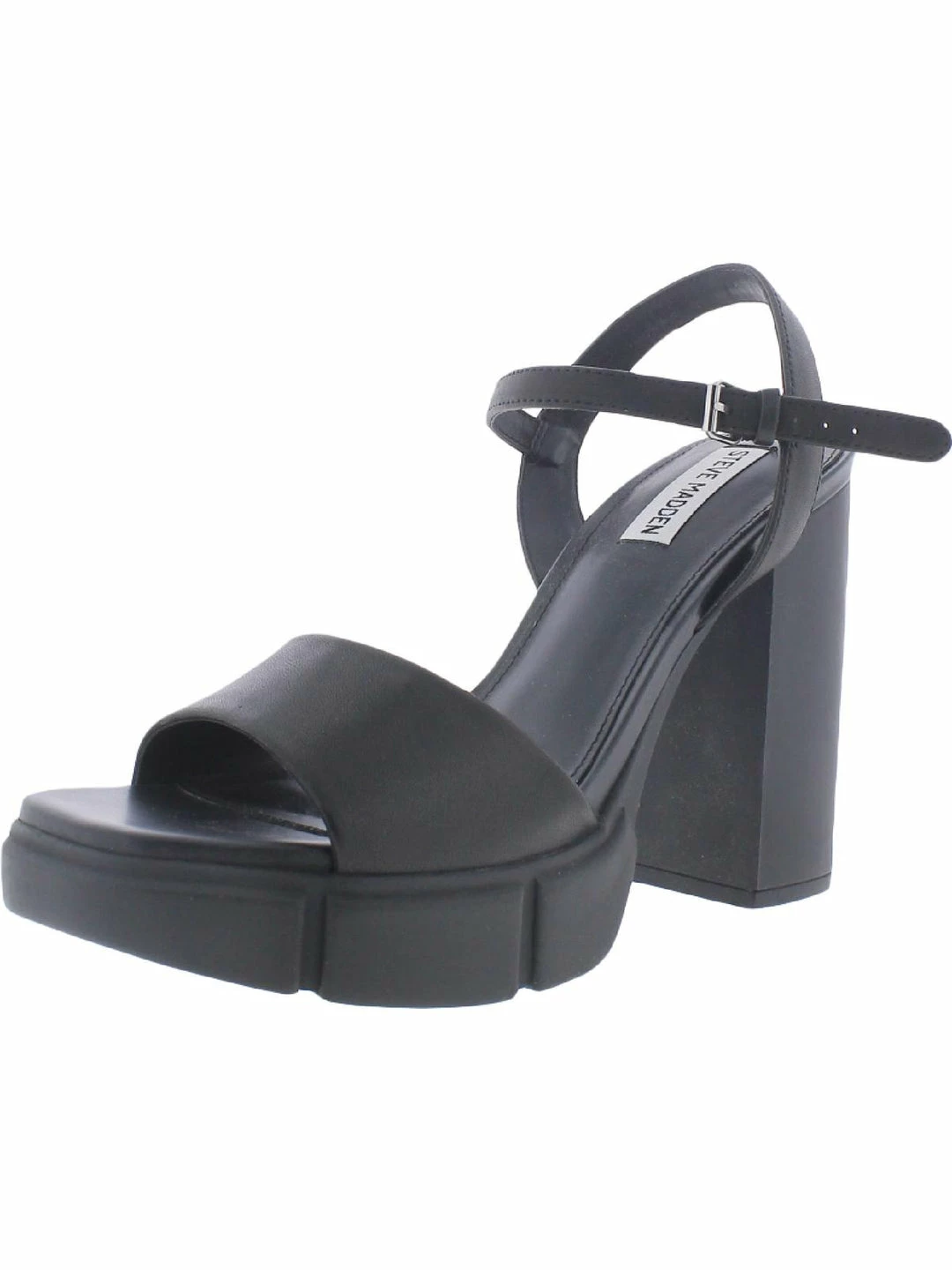 Cheapest ๐ Steve Madden Rayden ๐ฉ Womens Leather Ankle Strap Platform ๐ฉด Sandals โ