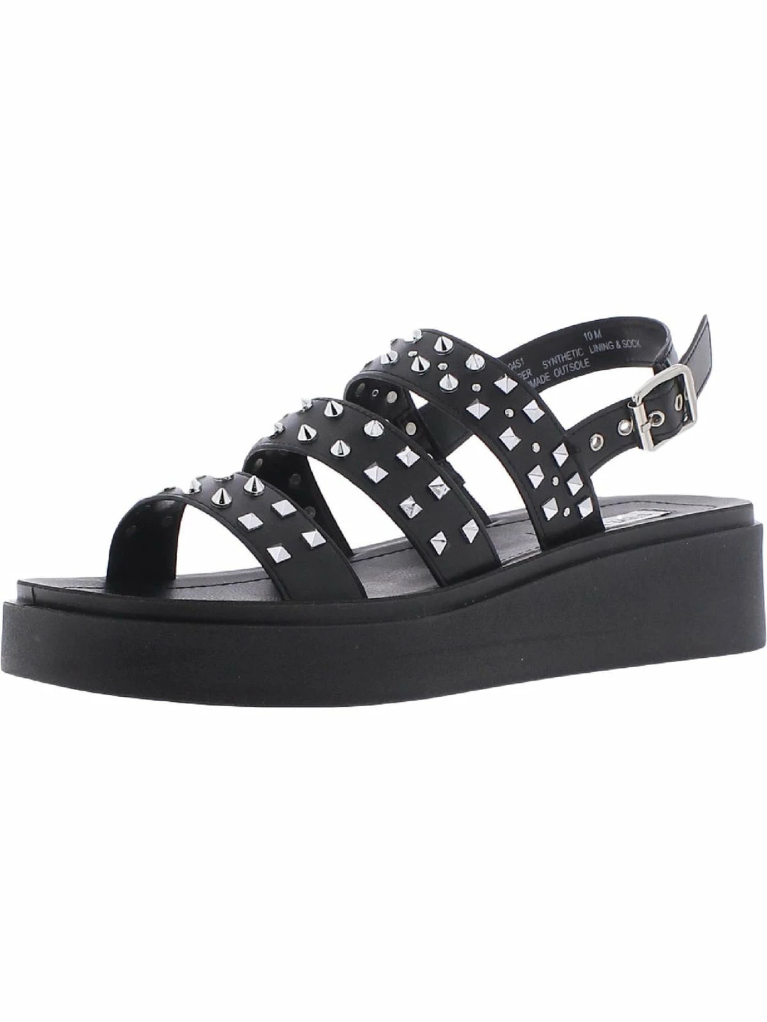 Deals ๐ Steve Madden Tera ๐ฉ Womens Wedge Studded Platform ๐ฉด Sandals ๐ฅ
