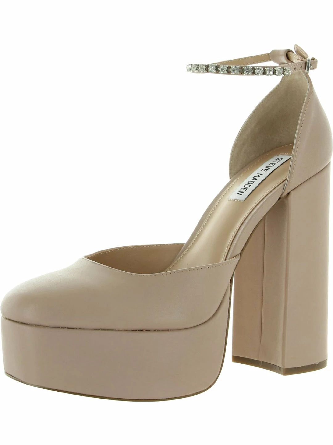 Cheap ๐ Steve Madden Bangle ๐ฉ Womens Leather Ankle Strap ๐ Heels ๐