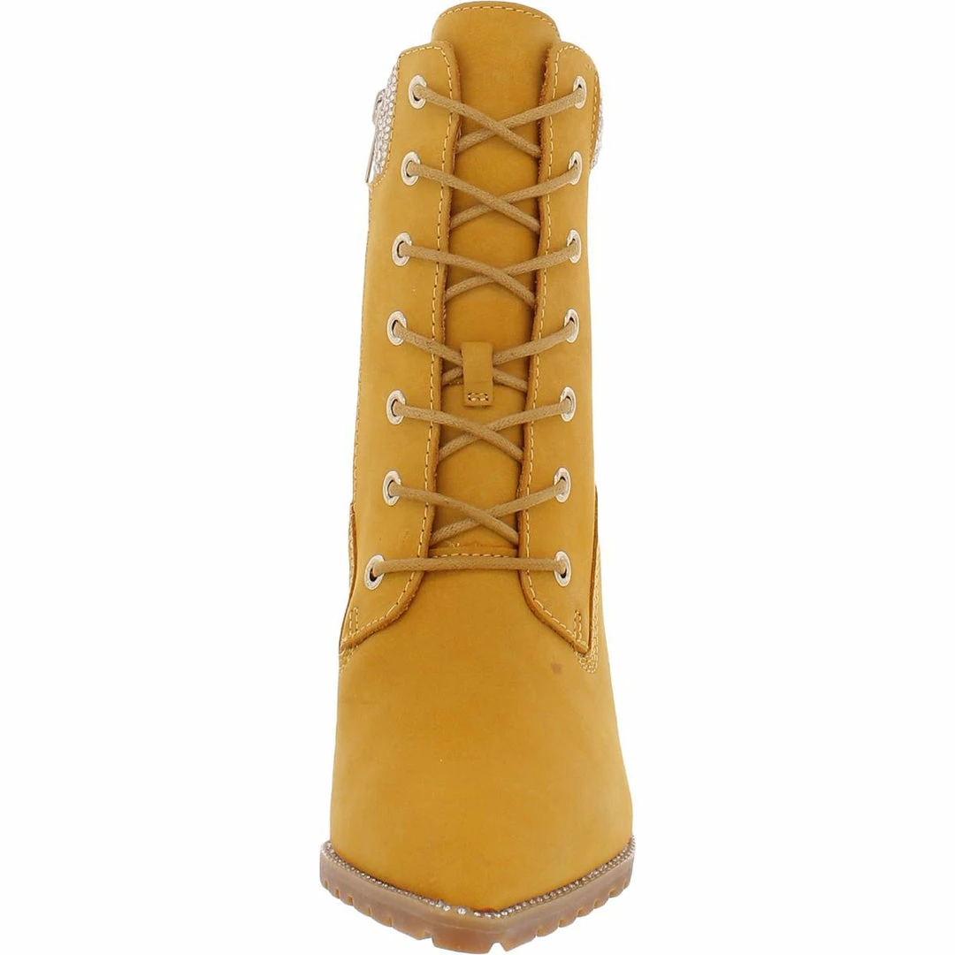 Best deal โค๏ธ Steve Madden Karmen ๐ฉ Womens Leather Pointed Toe Ankle ๐ฅพ Boots ๐ - Image 3