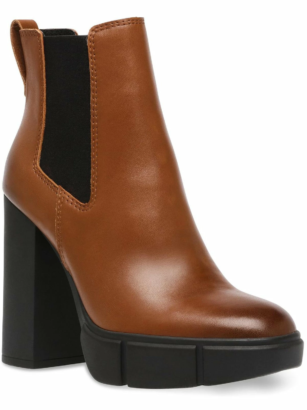 Brand new 🥰 Steve Madden Revised 👩 Womens Leather Platforms Chelsea 🥾 Boots 🛒