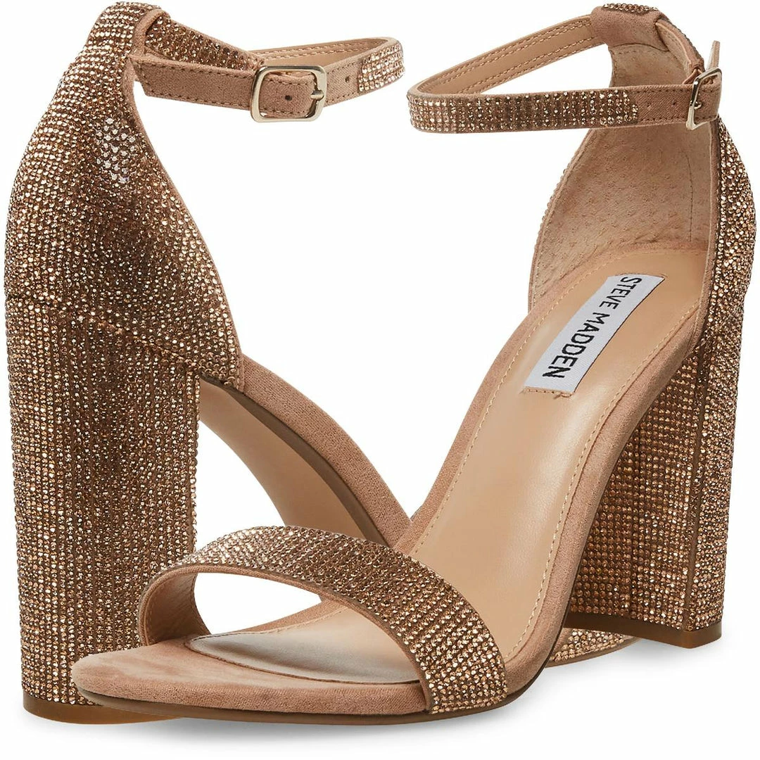 Best reviews of ๐ฅฐ Steve Madden Carrson-R ๐ฉ Womens Rhinestone Ankle Strap ๐ Heels ๐ - Image 2