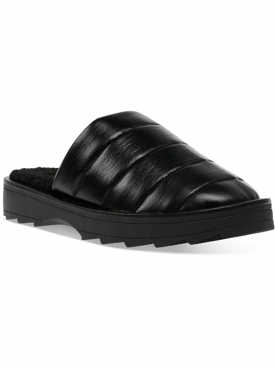Deals ๐ Steve Madden Chex ๐ฉ Womens Quilted Faux Fur Lined Slide Slippers ๐ - Image 4