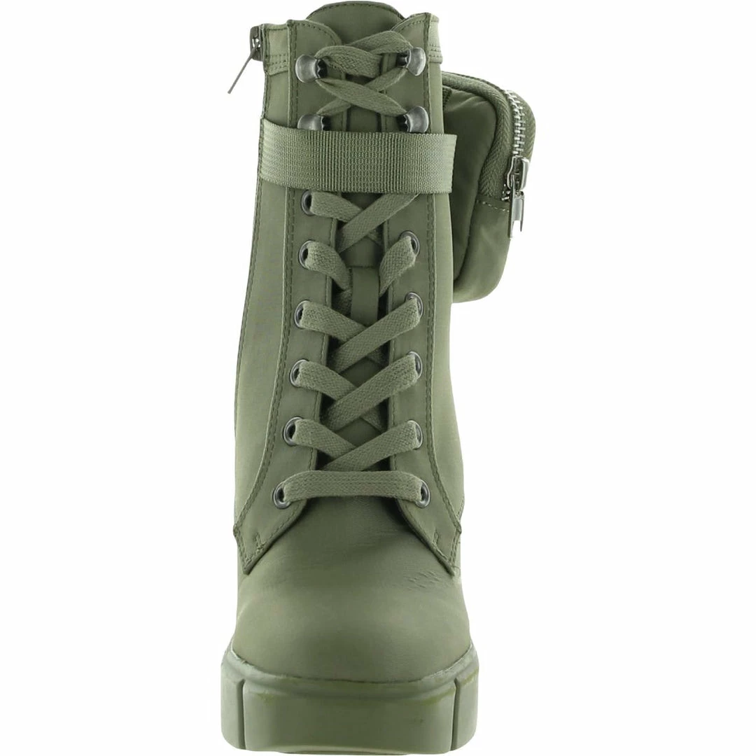 New ๐งจ Steve Madden Herrick ๐ฉ Womens Platform Ankle Combat & Lace-up ๐ฅพ Boots ๐คฉ - Image 2