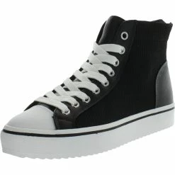 Best Sale 😍 Steve Madden Spencer 👩 Womens Lifestyle Zipper High Top 👟 Sneakers ❤️