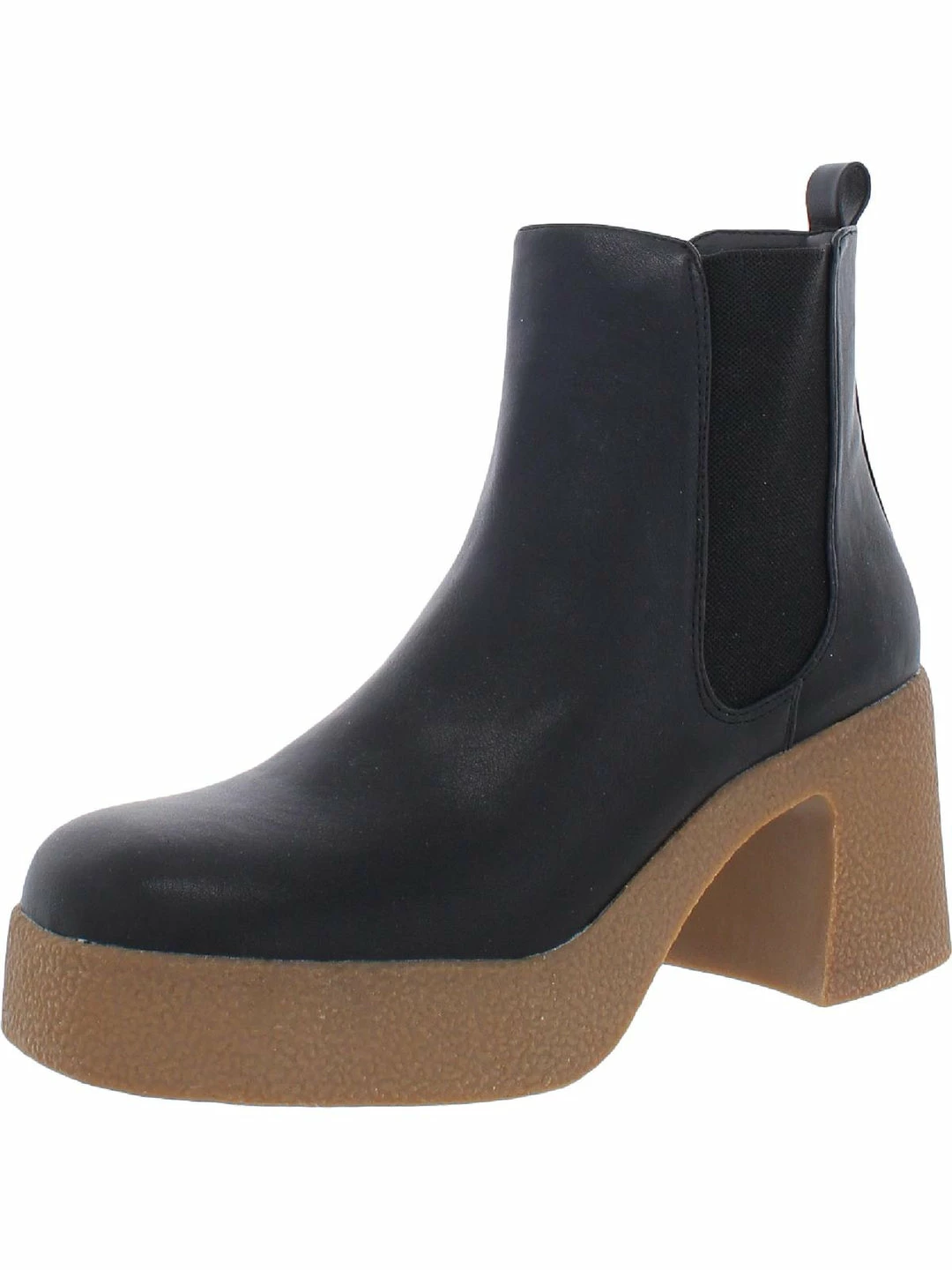 Buy โญ Steve Madden Beneficial ๐ฉ Womens Padded Insole Chunky Chelsea ๐ฅพ Boots โ