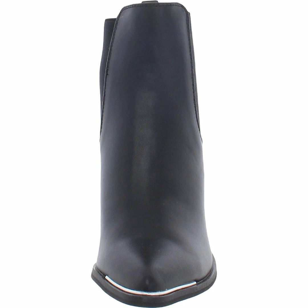 New ๐ Steve Madden Restrict ๐ฉ Womens Faux Leather Pointed Toe Ankle ๐ฅพ Boots ๐ - Image 2