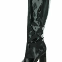 Cheap 👏 Steve Madden Ambrose 👩 Womens Patent Tall Knee-High 🥾 Boots ✔️