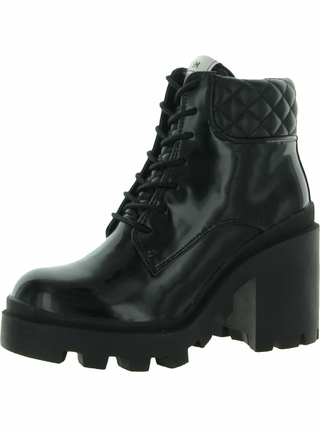 Deals ⭐ Steve Madden Aryn 👩 Womens Patent Quilted Booties 🎉 - Image 4